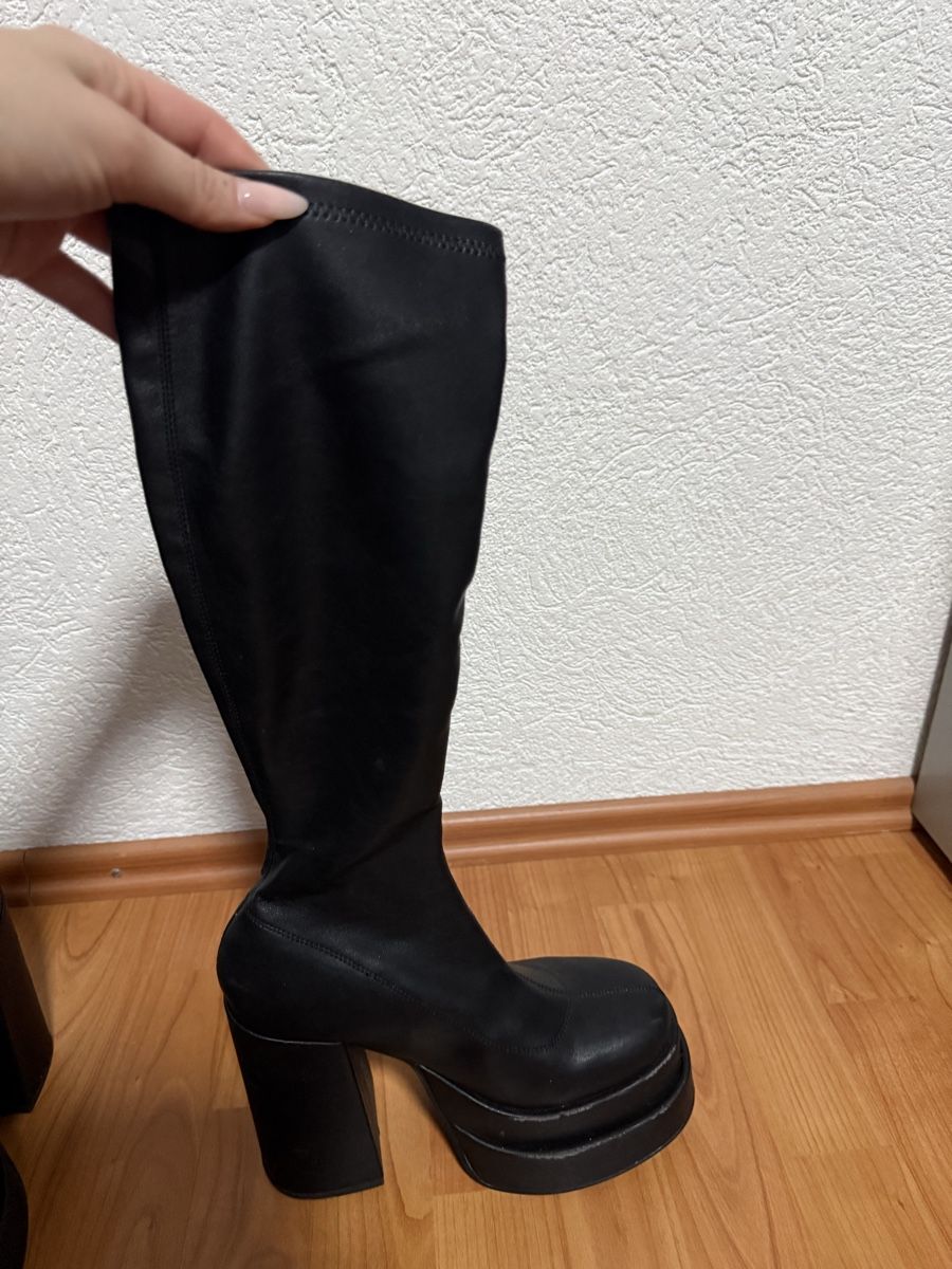 Steve Madden Damenschuhe: Steve Madden Overknee schwarze Stiefel Grösse 38 – Gebraucht aus Zug von Kiki99 3