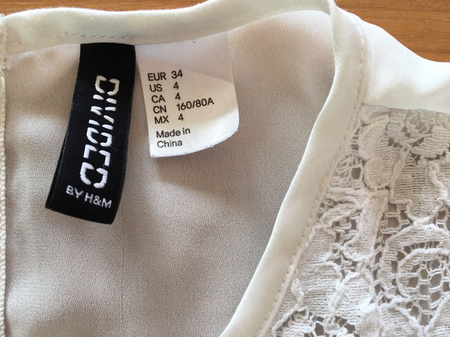 H&M Top: Süsses Spitzen Top / Bluse Gr. 158 – Usato da St. Urban venduto da uschi73 6