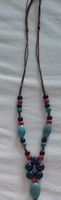 Collier fantaisie perles diverses, bon état