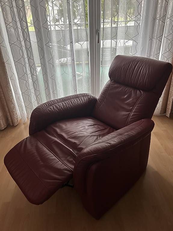 Poltrone: Fauteuil relax réglable, cuir  – Usato da Domdidier venduto da Guerrero68 2