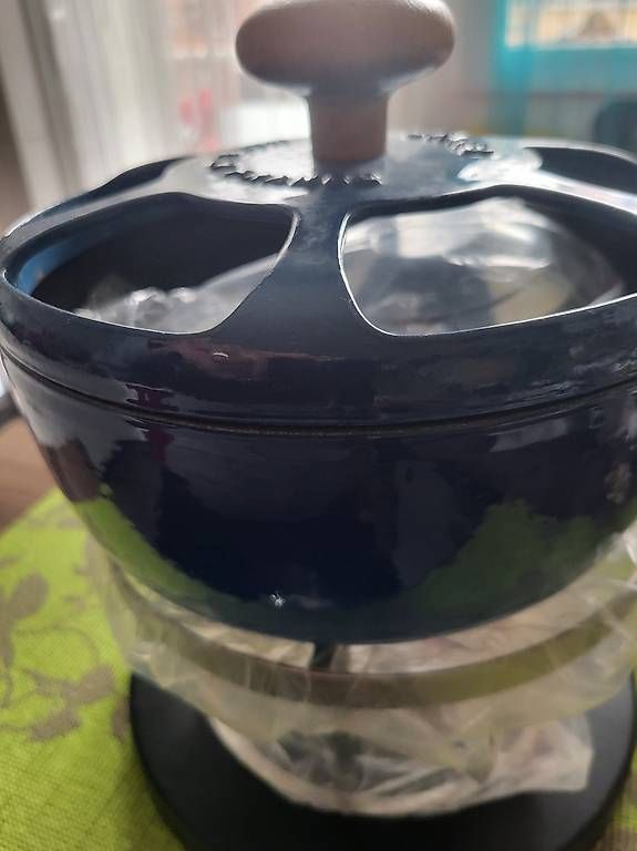 Elettrodomestici da cucina: Fondue Set Gusseisen emailiert – Usato da Kriens venduto da Aschada 4