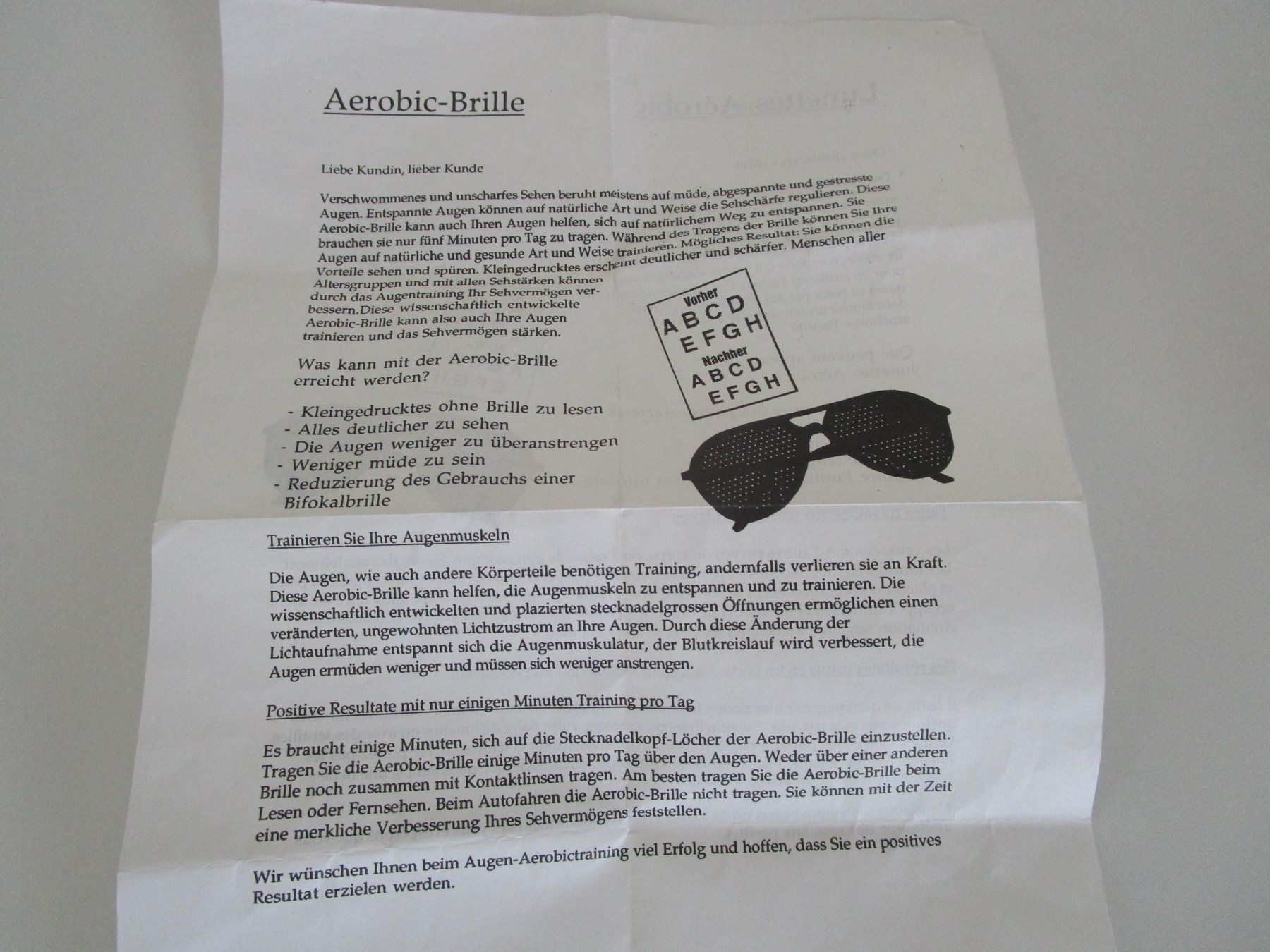 Occhiali & Lenti: Aerobic-Brille – Usato da Langenthal venduto da majarose 2