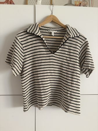 T shirt tricot marine taille M.
