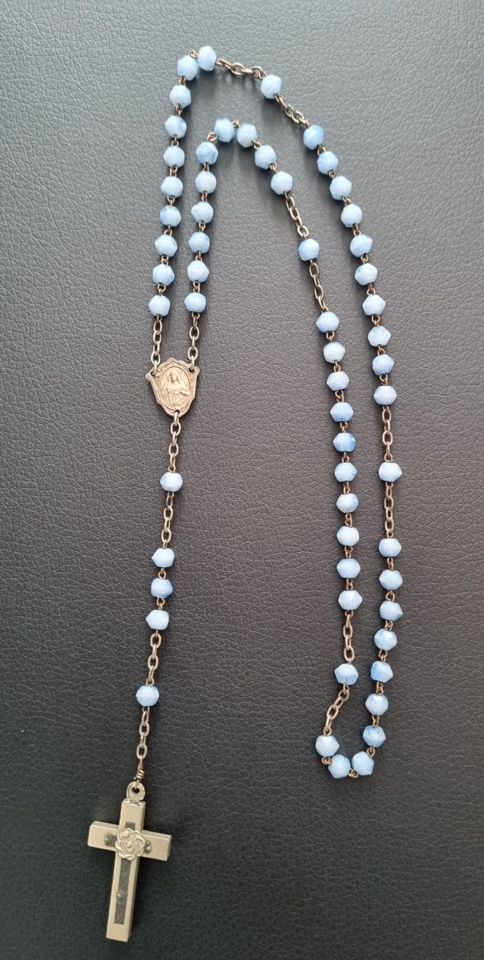 Altri gioielli: Schöner Rosenkranz - Vintage - Hellblau – Usato da Nottwil venduto da Janny77 1