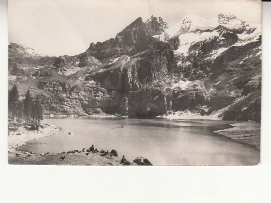 Ansichtskarten: Oeschinensee 1950 – Gebraucht aus Bürglen TG von StampGraf