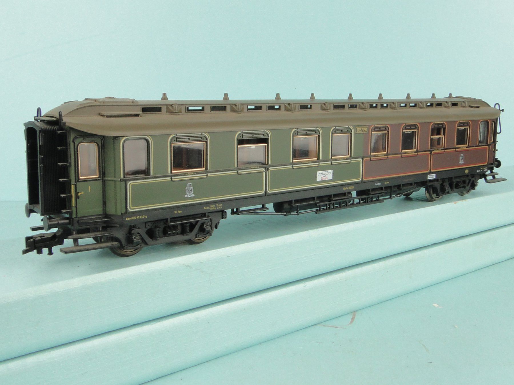 Fleischmann Modellini di ferrovie: Fleischmann 4885 Preussischer Personenzug – Usato da Bülach venduto da cann11 6