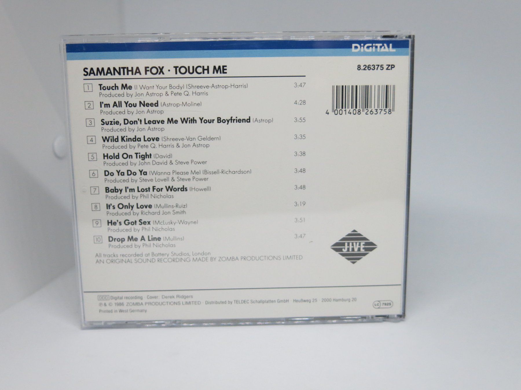 CDs: CD: Samantha Fox - Touch Me – Gebraucht aus Ernetschwil von  3