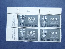 1945 PAX 268 4er Block postfrisch**
