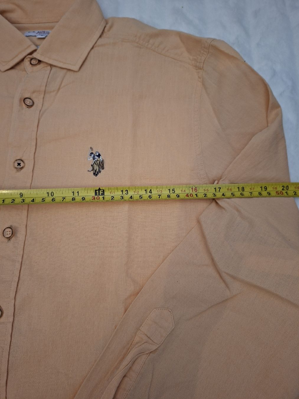 US Polo Camicie: Chemise U.S. Polo ASSN orange clair, Taille S, – Usato da Renens VD venduto da ser_j2fn 4