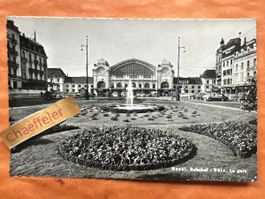 Alte Ansichtskarte Basel Bahnhof SBB - Rarität! 