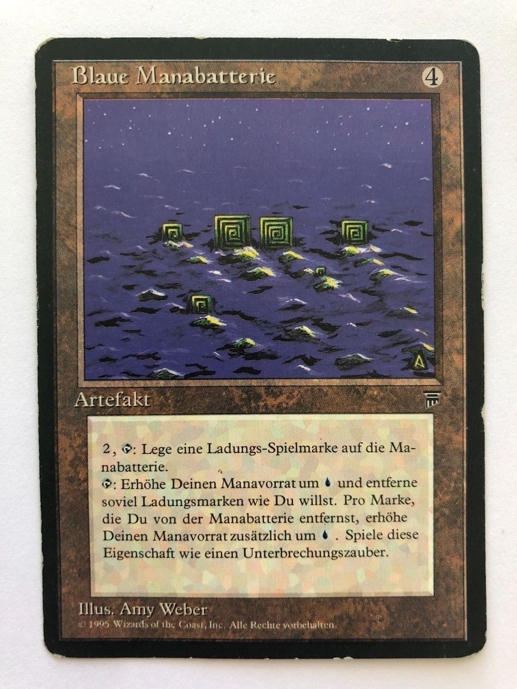 Cartoline: MTG - Blaue Manabatterie – Usato da Zürich venduto da T_H_O_M_A_S