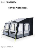 Top Vorzelt aufblasbar für Wohnwagen / Womo mit viel Zubehör