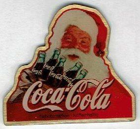 Coca-Cola Plaketten & Abzeichen: Coca Cola Weihnachtsmann – Gebraucht aus Hinterkappelen von Schampus