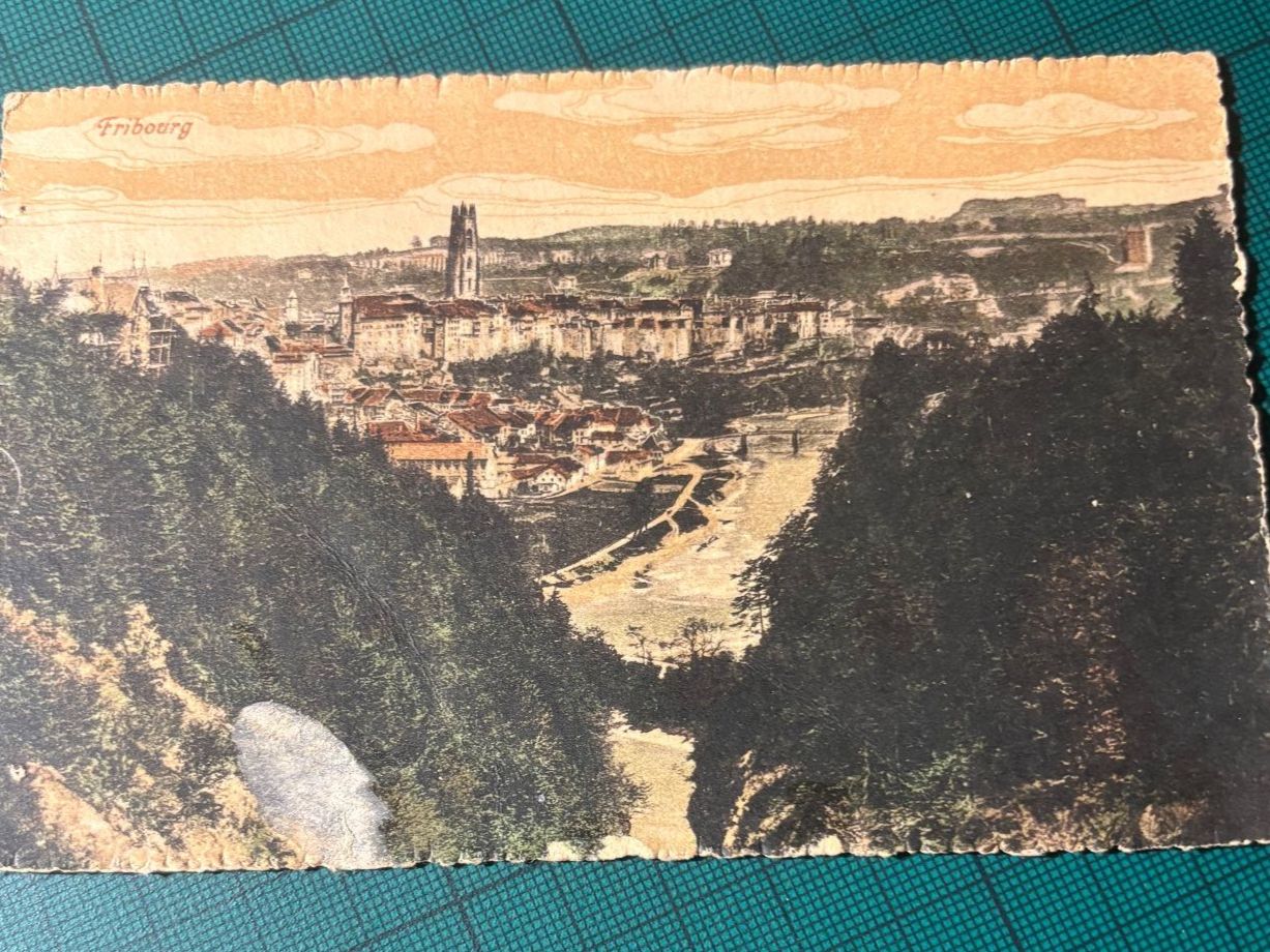 Cartoline postali: AK FRIBOURG 1917. – Usato da Utzenstorf venduto da Rose0303 1