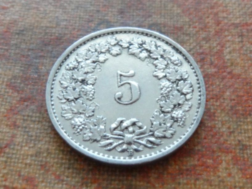 Toutes les monnaies: 5 Rp. 1933 – D'occasion à Romanel-sur-Lausanne par Swift13 1