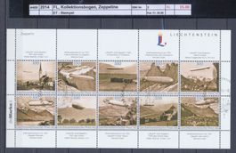 2014 FL, "Kollektionsbogen, Zeppeline", ET - Stempel