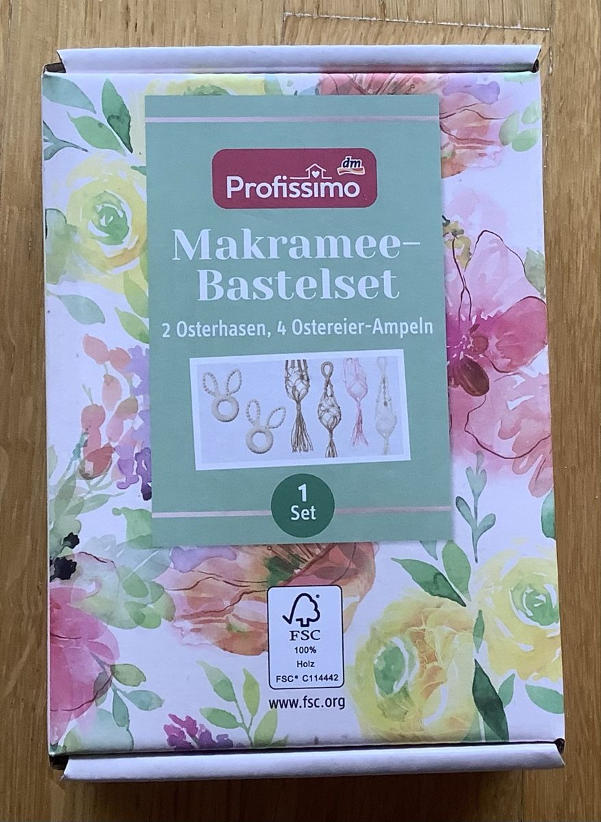 Kit bricolage: Komplettes Makramee Bastelset mit Osterdeko – Nuovo (secondo la descrizione) da Adliswil venduto da Compardo