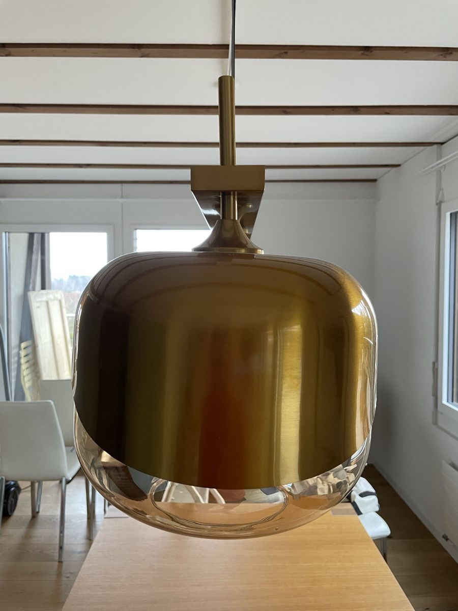 Kare Lampade: Suspension dorée Goblet Quattro Ø25cm – Usato da Erlach venduto da roubate 8