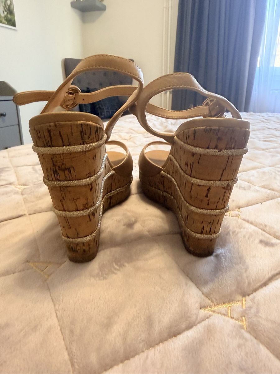 Kurt Geiger Damenschuhe: Kurt Geiger wedge sandals in beige – Gebraucht aus Genève von iri_f78b 2