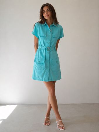 VERSACE JEANS MINIKLEID MINT