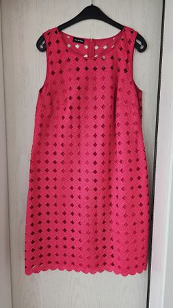 Taifun Kleid fuchsia – Gr. 42 – Wie neu (nur 1x getragen)