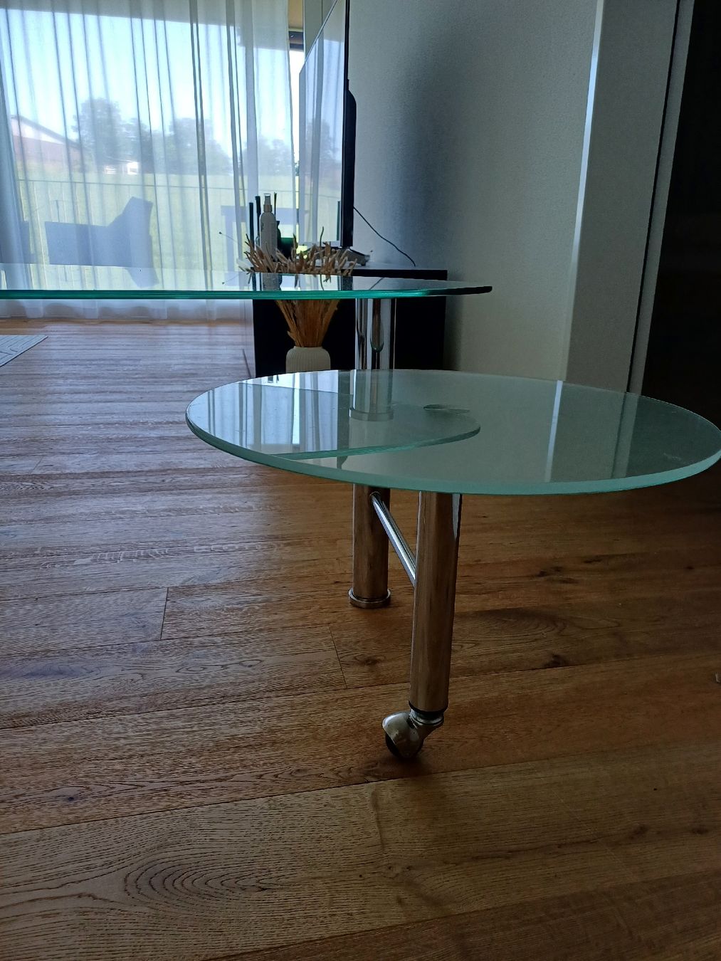 Tavoli: Salontisch/Fernsehtisch aus Glas – Usato da Schötz venduto da bruescher01 3