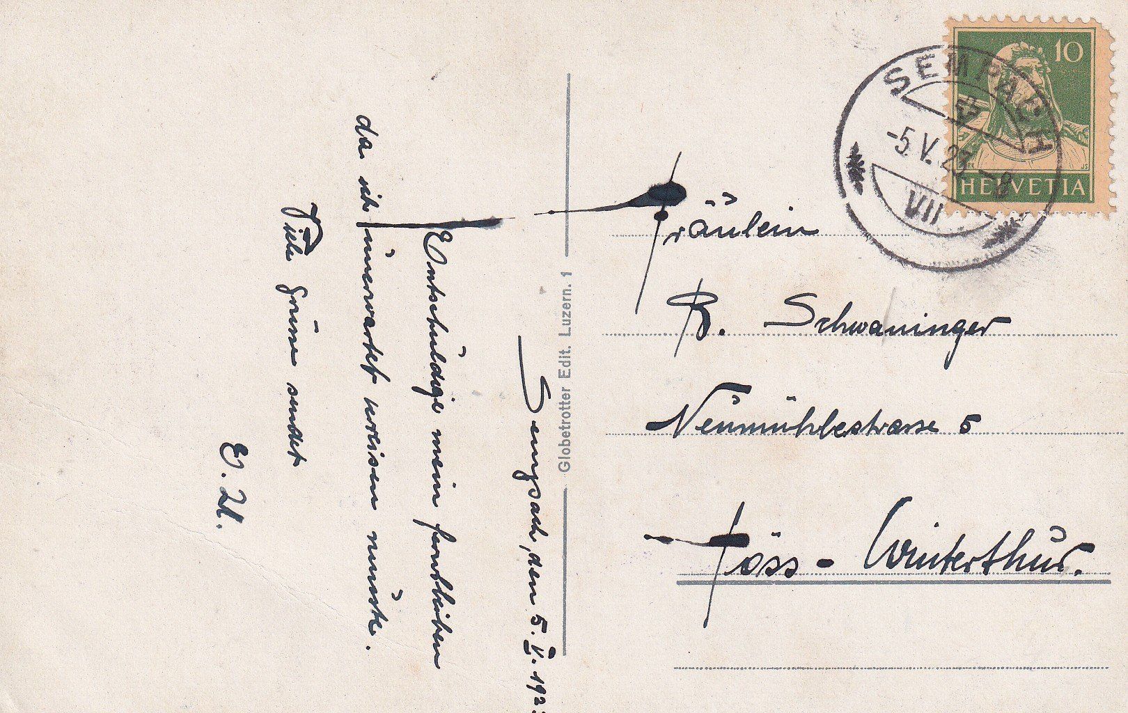 Cartoline postali: Sempach am Sempachersee /bh – Usato da Hombrechtikon venduto da Rudolf07 1