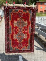 Afghan 143x93cm Teppich handgeknüpft sauber