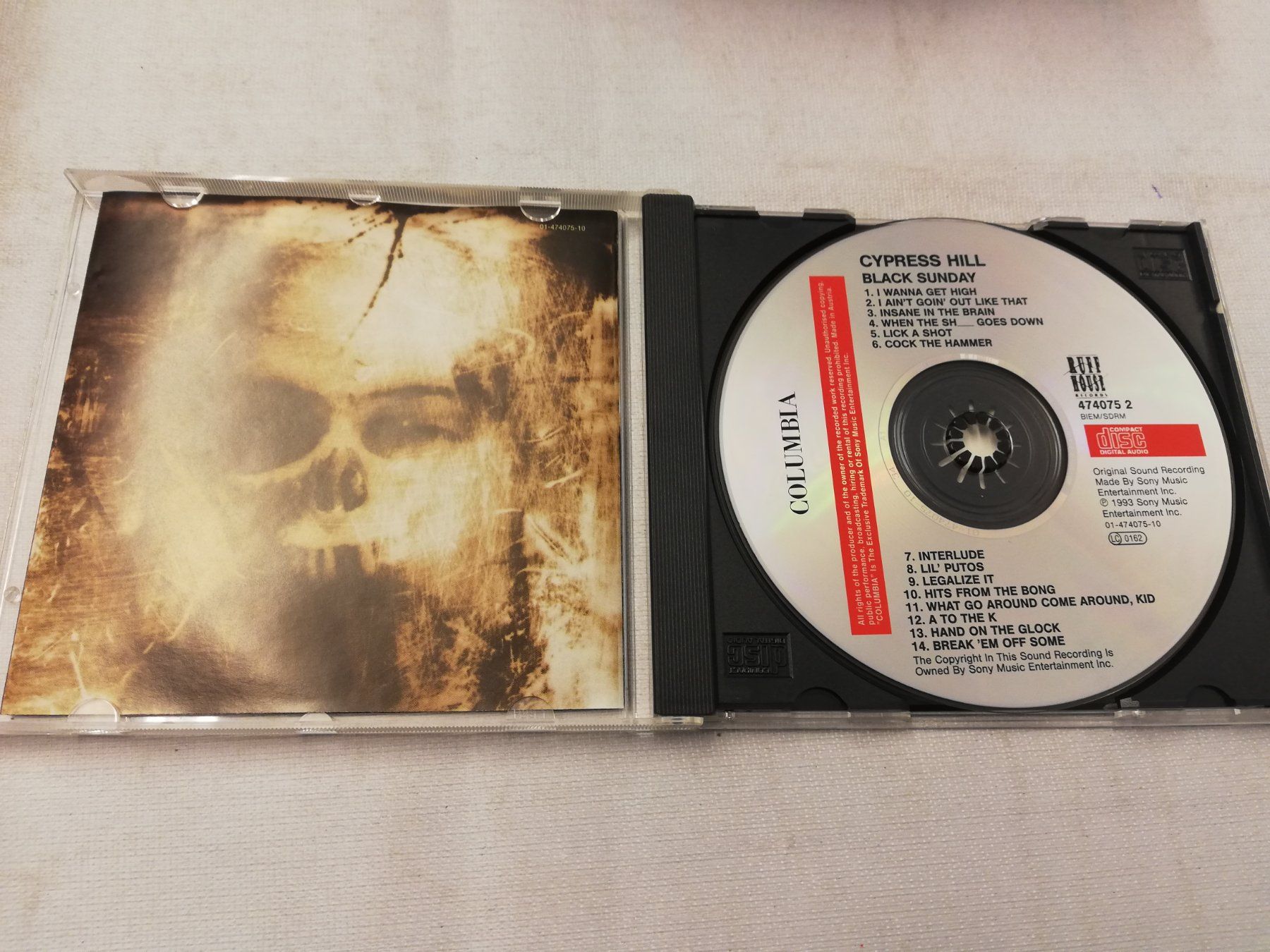 CD: CYPRESS HILL - BLACK SUNDAY – Usato da Bern venduto da Vinylsound.ch 2