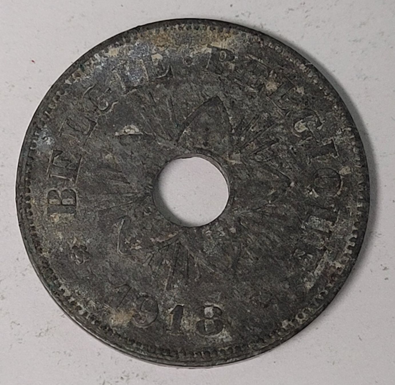 Alle Münzen: 50 CENTIMES / BELGIEN 1918 – Gebraucht aus Mumpf von antonio_schweiz_961 1