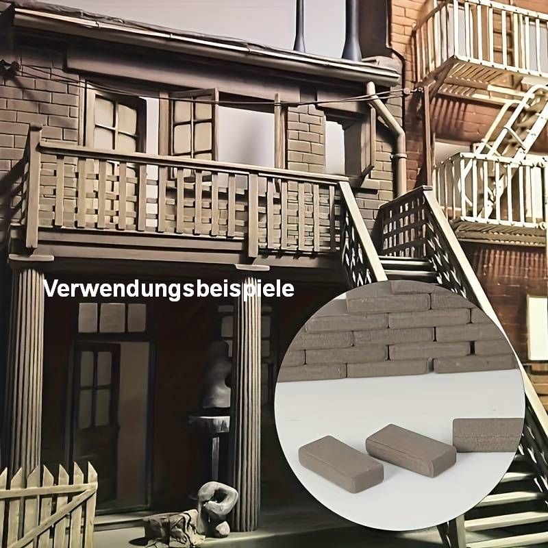 Modellini di ferrovie: Ziegelsteine grau, H0, 100 Stück – Nuovo e nell'imballaggio originale da Luzern venduto da Salefactory