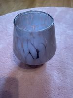 Dekorative Glaslampe mit LED Licht, neuwertig, Herbst