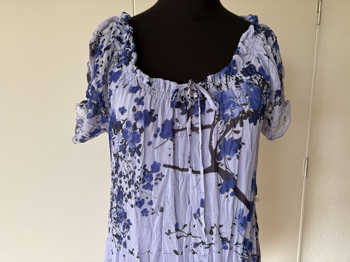Kleider: Fransa Sommerkleid, violet/blau, Grösse M, Top Zustand! – Gebraucht aus Bern von Etzy 1