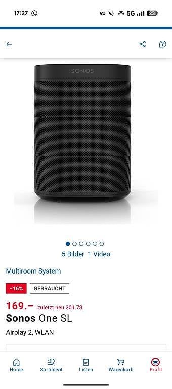 Lautsprecher: SONOS One Lautsprecher mit Ständer 2 Stk. – Gebraucht aus Luzern von DarioS90 2