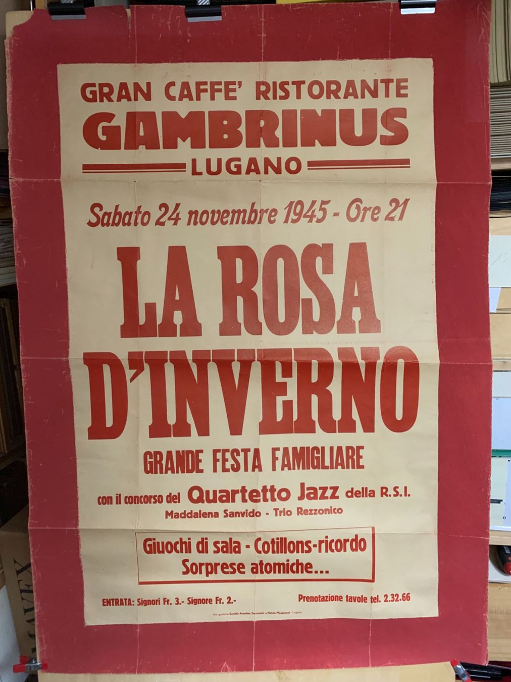 Foto & Immagini: Ticino - Lugano - "Gambrinus" - 1945 – Usato da Sorengo venduto da 74in