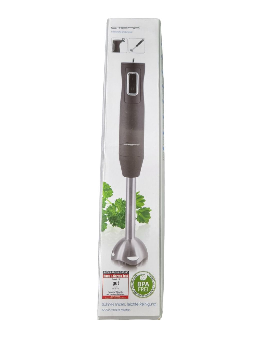 Elettrodomestici da cucina: EMERIO Edelstahl Stabmixer – Nuovo e nell'imballaggio originale da Wangen b. Olten venduto da Restwert_Wangen