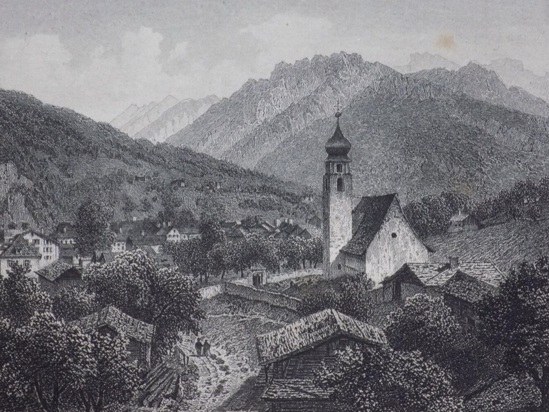 Incisioni: Dorf Fideris Prättigau – Usato da Risch venduto da Rischli15 1