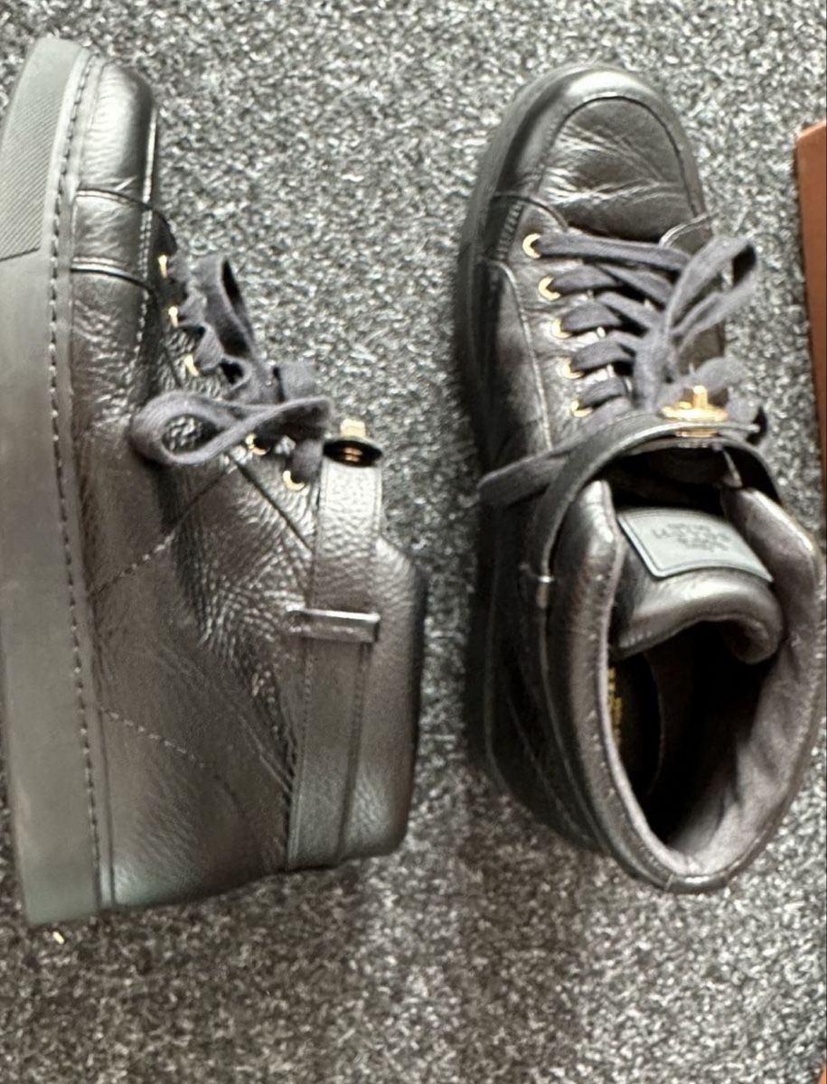 Coach Scarpe da uomo: Coach Black Leather boots. Size EUR 40. – Usato da Vevey venduto da ledidream 2