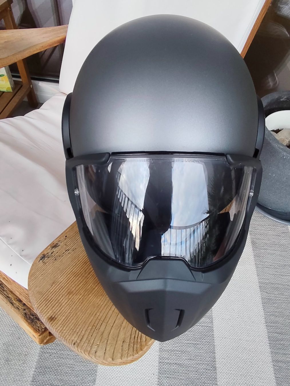 Caschi & visiere: Caberg Ghost X Solid Helm, gun metallic matt, Grösse M – Usato da Flaach venduto da Dimacon 2