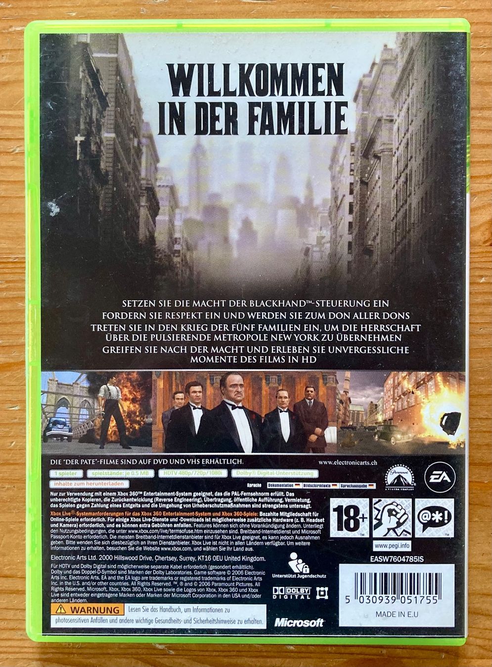 Microsoft Giochi: Der Pate (NEU) - Xbox 360 – Nuovo (secondo la descrizione) da Zürich venduto da Djmotionch 3