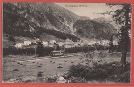 Pontresina mit RhB Berninabahn - ca. 1910