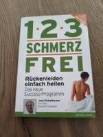 Buch 1-2-3 Schmerzfrei Rueckenleiden einfach heilen - NEU 