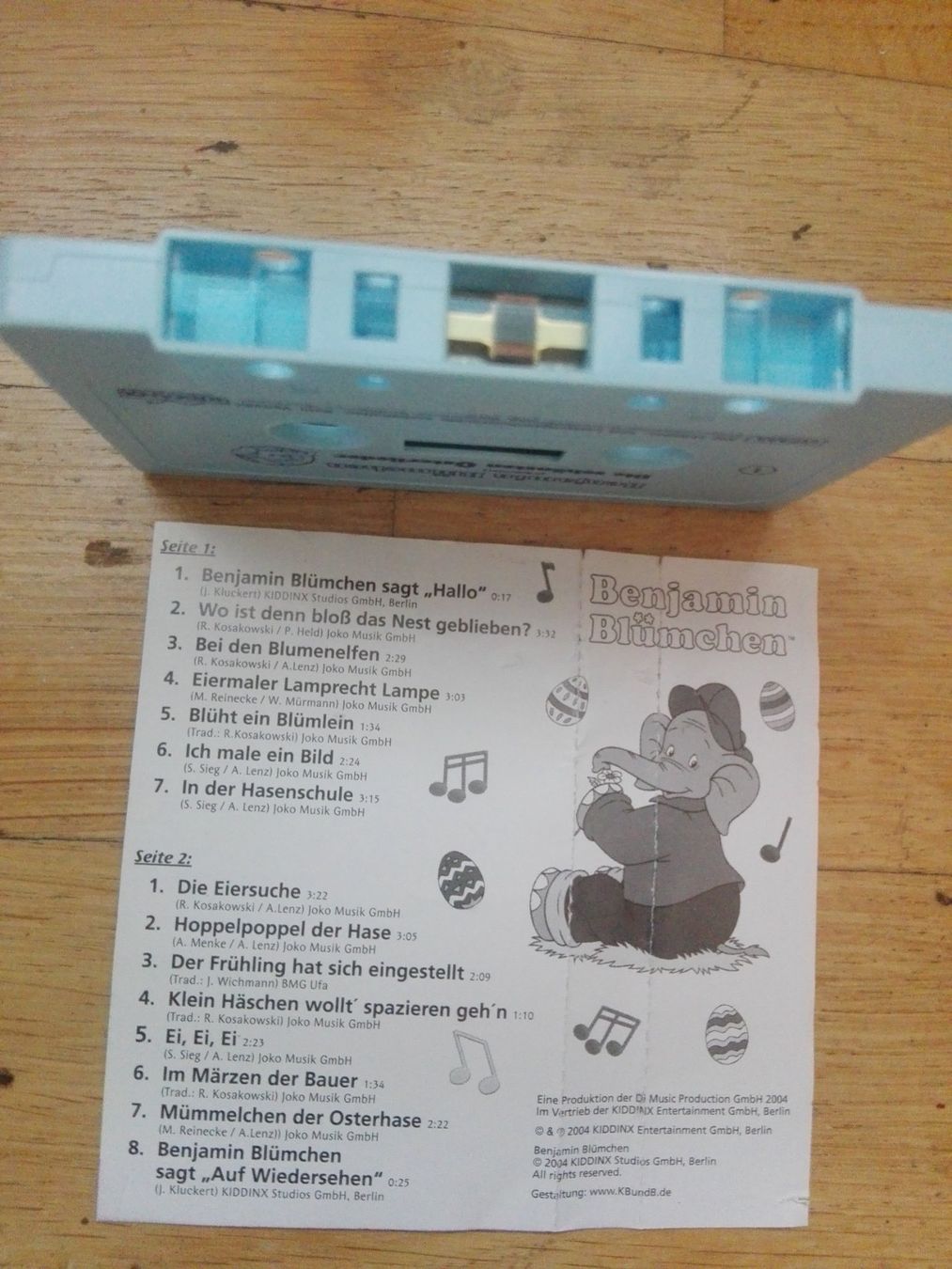 Musicassette: Benjamin Blümchen präsentiert: Die schönsten Osterlieder – Usato da St.Gallen venduto da elk2023 3