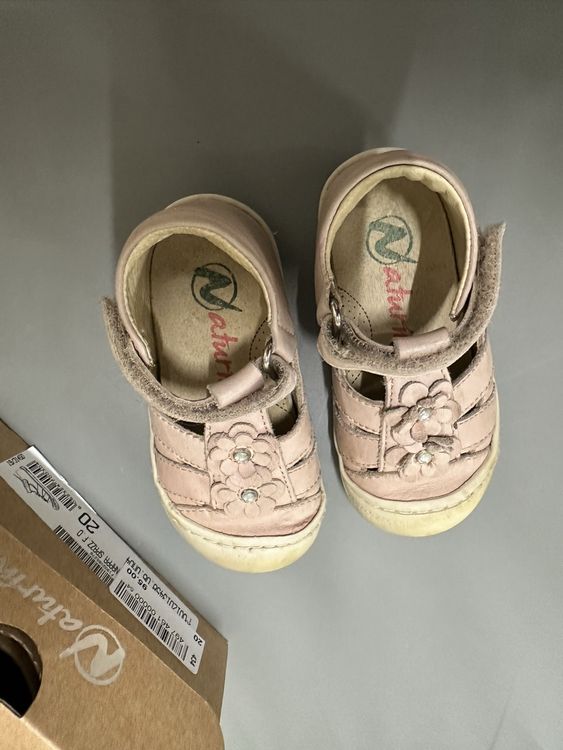 Naturino Chaussures filles: Naturino Sommer-Lauflern-Schuhe / Sandalen Gr. 20 (19) Leder – D'occasion à Toffen par jeapamale 2