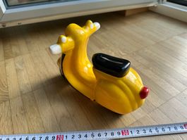 Sparkasse Kasseli Spardose Keramik Vespa-Roller