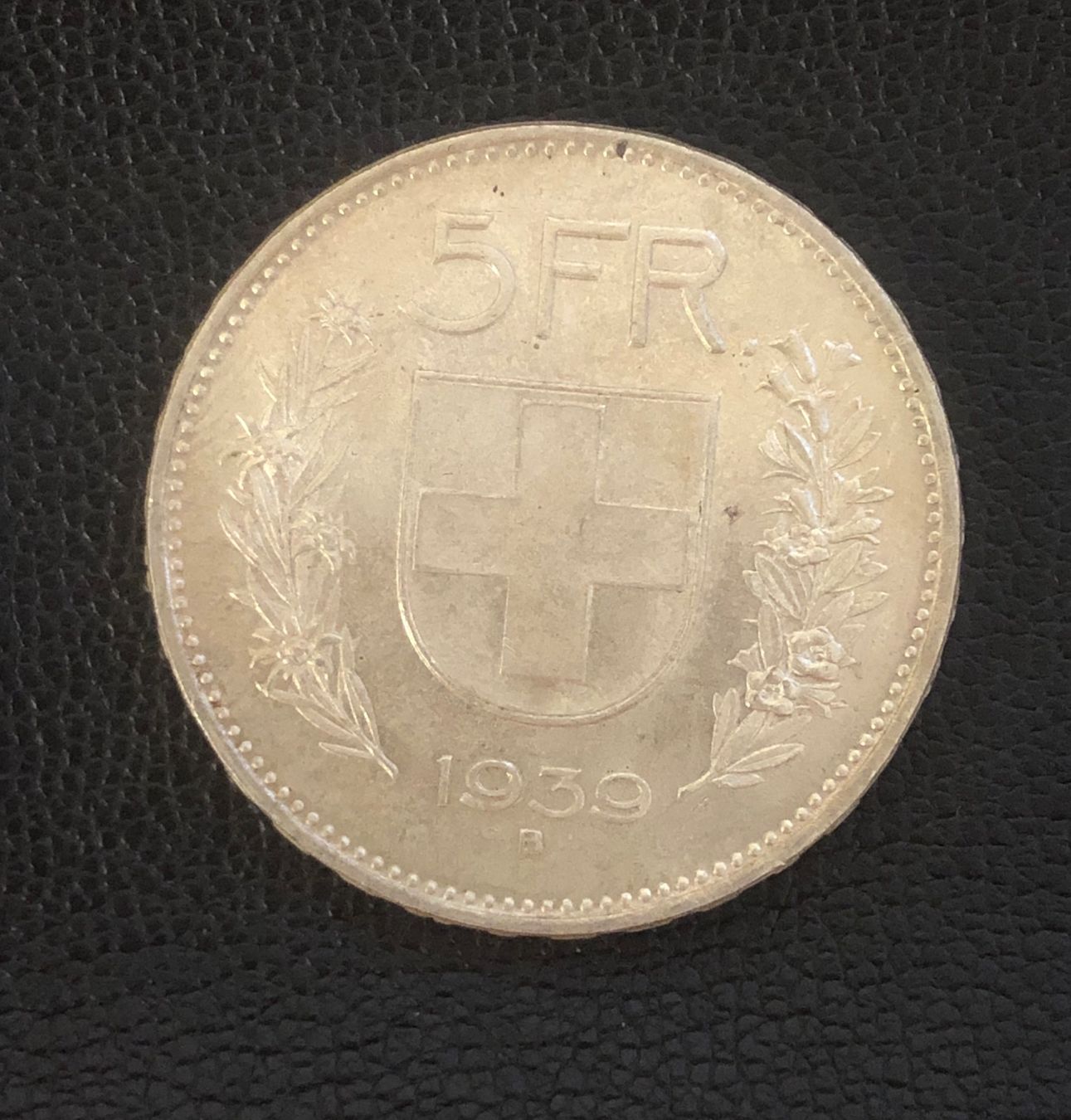 Alle Münzen: 5 FRS 1939 UNZ ! – Neu (gemäss Beschreibung) aus Courgenay von Kolfree