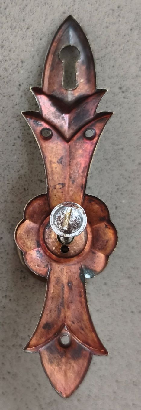 Quincaillerie: Jugendstil Türgriff aus Messing oder Bronze, defekt – D'occasion à Zürich par Tanteemma369 4