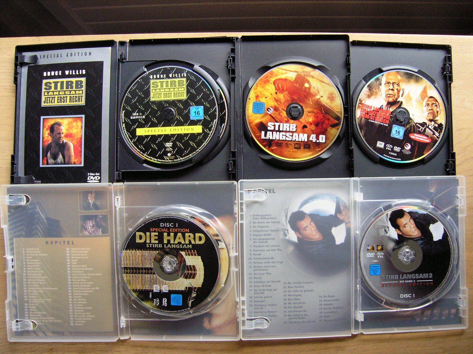 Tutti i DVDs: Stirb Langsam 1 - 5 Edition / Bruce Willis DVD-Collection – Usato da Zuzwil SG venduto da vette13 2