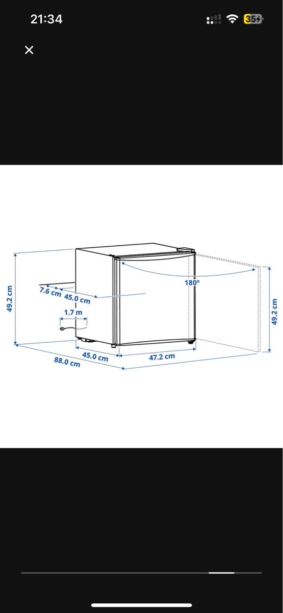 Ikea Frigoriferi: IKEA TILLREDA - Kühlschrank – Usato da Basel venduto da ant_kn8f 6