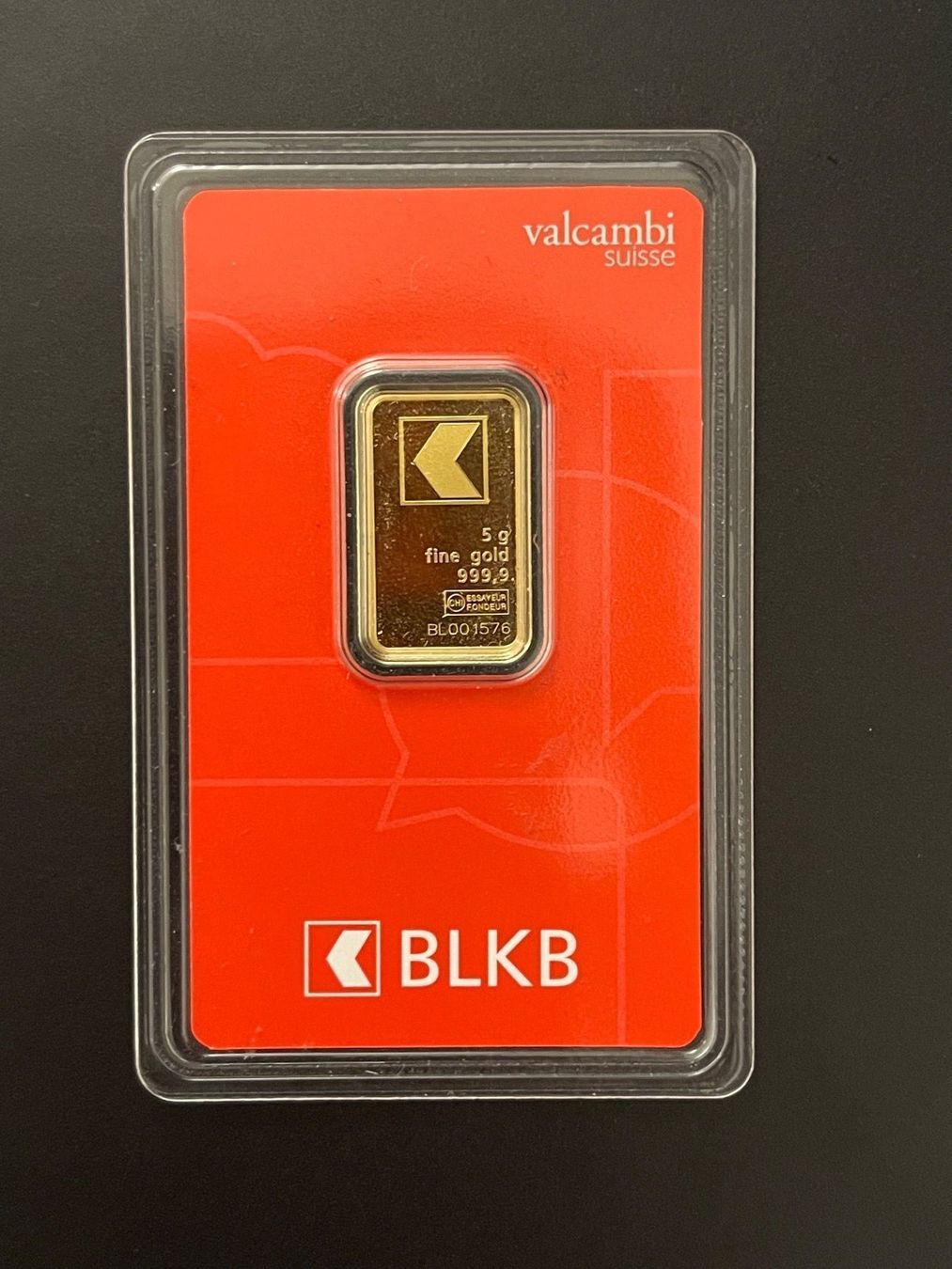 Metalli preziosi: Goldbarren 5 g Basel Kantonal Bank – Nuovo e nell'imballaggio originale da Untersiggenthal venduto da byiggy